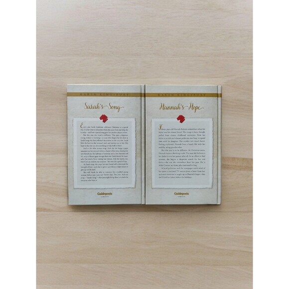 (2) The Red Gloves Stories: Sarah's Song/Hannah's Hope By Karen Kingsbury - Picture 2 of 4